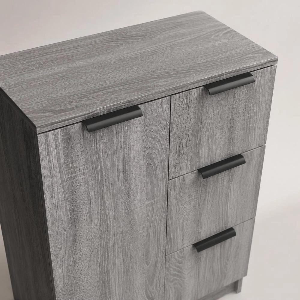 Sideboard Grey Sonoma 60x30x70 Cm Wood Material