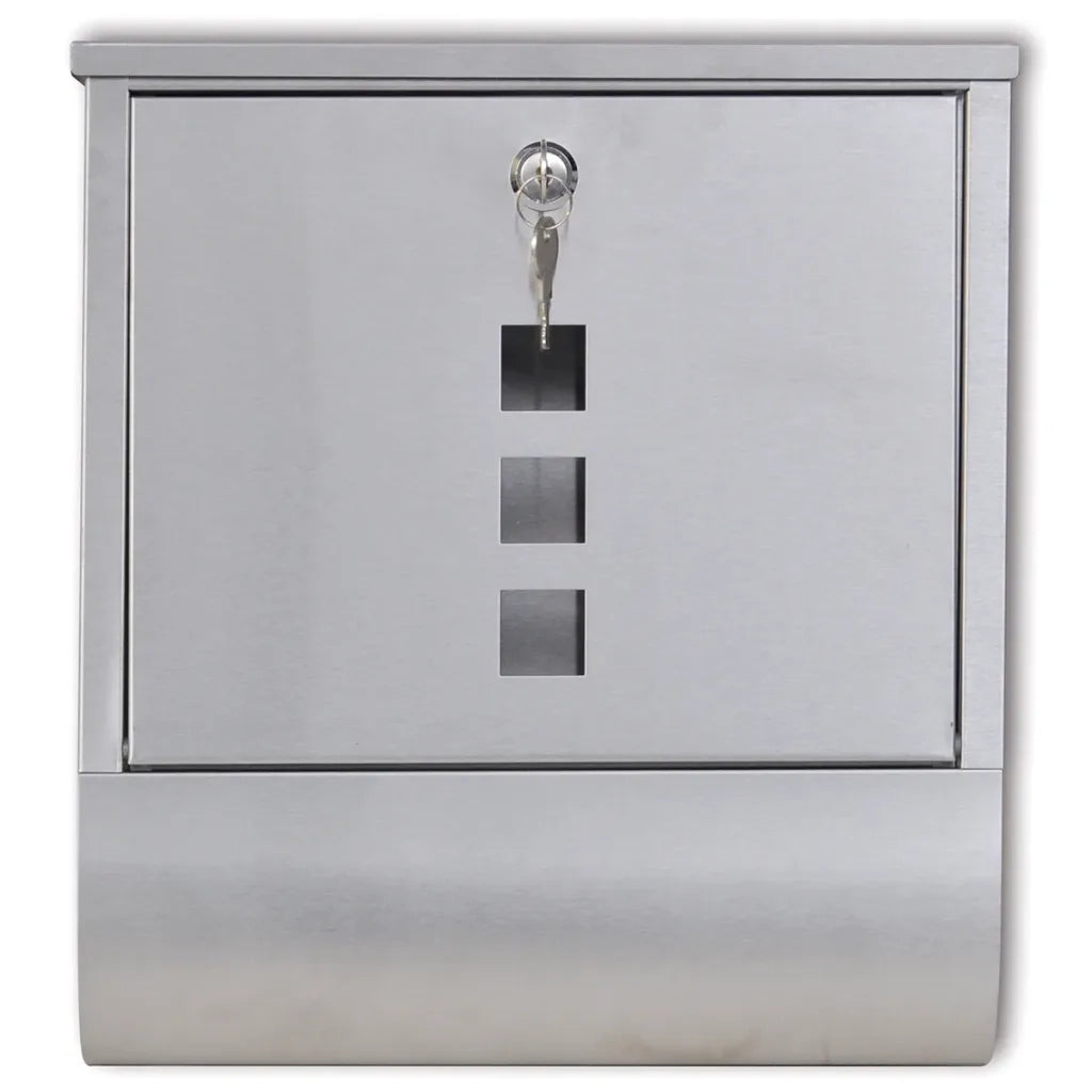 Casetta della posta in acciaio inossidabile 31 x 10,5 x 33,5 cm 50350