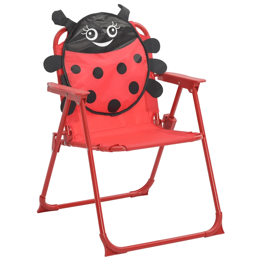 Set da Bistrot da Giardino per Bambini con Ombrellone Rosso cod mxl 41024
