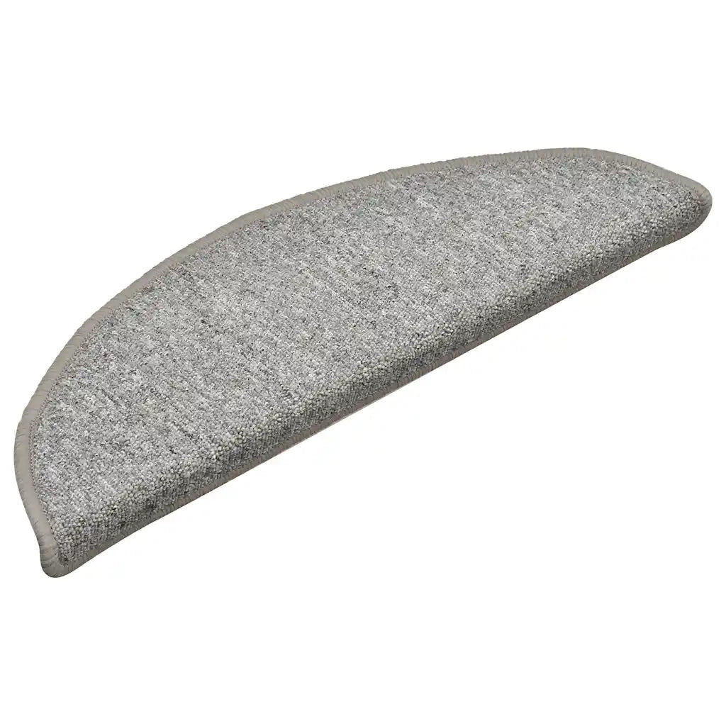 Tappetini per Scale 30 pz Grigio Chiaro 56x17x3 cm