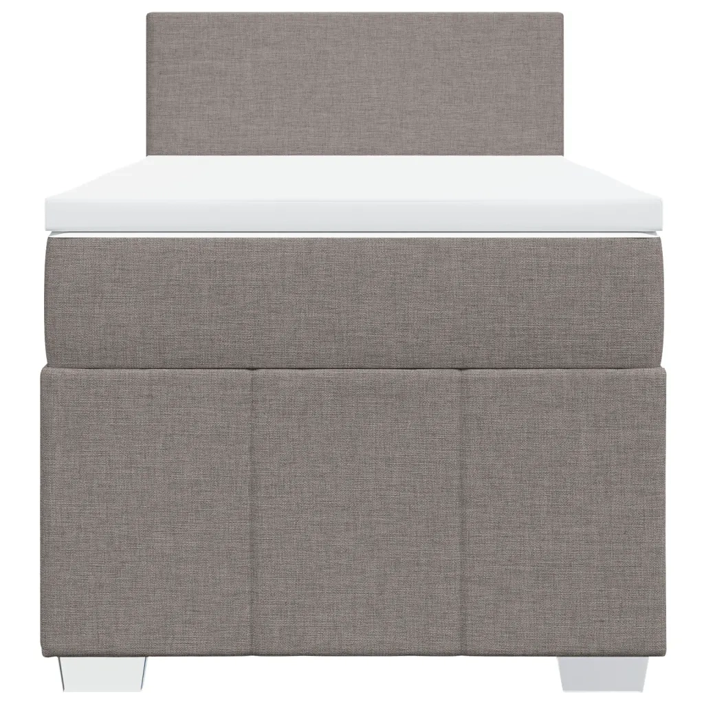 Giroletto a Molle con Materasso Tortora 90x200 cm inTessuto 3286948
