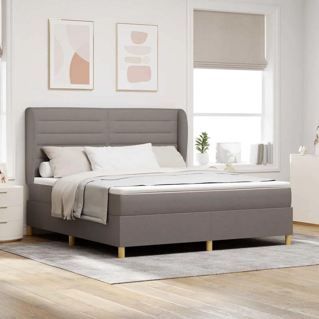 Letto a molle con materasso Talpa 200 x 180 cm Tessuto 3340708
