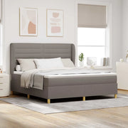 Letto a molle con materasso Talpa 200 x 180 cm Tessuto 3340708