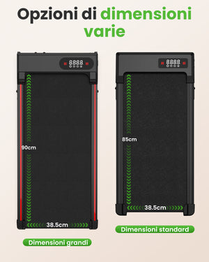 Tapis roulant elettrico inclinato RATTANTREE, tappetino da passeggio da 1 a 8 km/h con telecomando, per casa e ufficio, 2,5 CV, capacitï¿½ï¿½ 140 kg