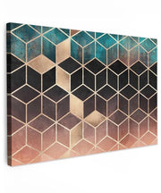 Scheda da Parete a Tela 90x60 cm - Decorazione da Parete per Salotto - Decorazione da Parete per Camera da Letto - Abstracto - Lussuoso - Immagini Uniche
