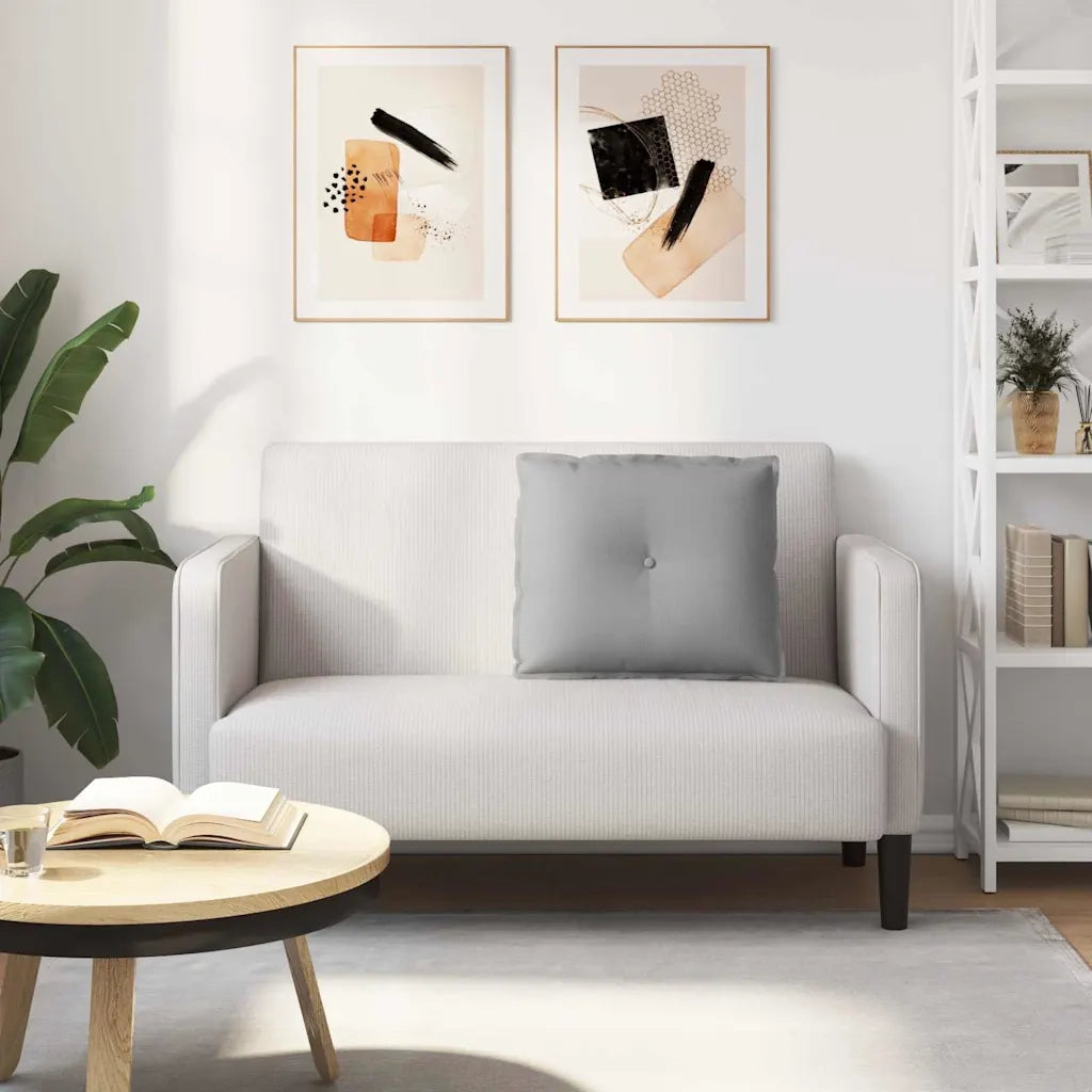Cuscino per Schiena Grigio Nuvola 60 x 19 x 50 cm Tessuto 42014671