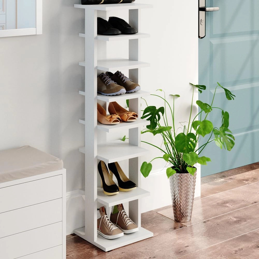 Scarpiera Sara, Bianco, 26.7 x 110 cm