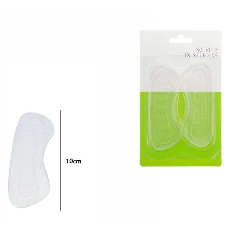 Trade Shop - Coppia Solette In Gel Di Silicone Morbido Cura Protezione Del Piede 10 Cm 67280 -