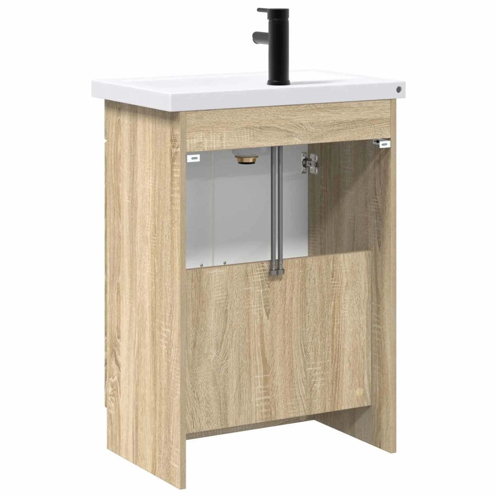Set di mobili per il bagno Rovere Sonoma 56 x 37,5 x 81 cm 3404166
