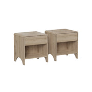 Vicco Comodino Rovere Set di 2