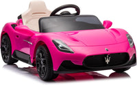 Macchina Elettrica per Bambini Licenza Ufficiale Maserati 10,8V 5Ah Rosa