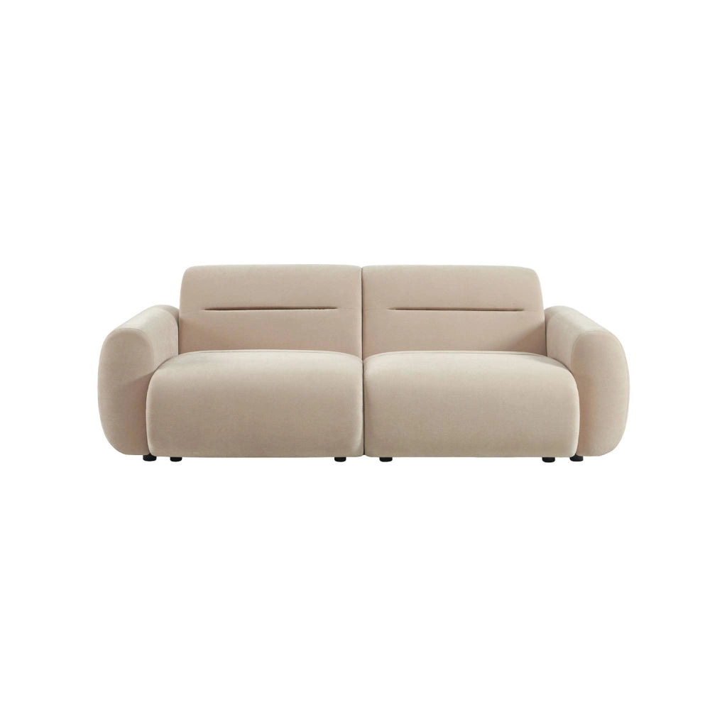 Divano in tessuto, 3 posti, beige