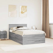 Struttura del letto con testiera Grigio Sonoma 120 x 200 cm 3408604