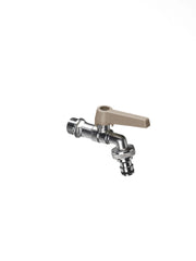 Rubinetto  con leva colorata in ottone Belfer  diametro Ø28mm Colore: Tortora