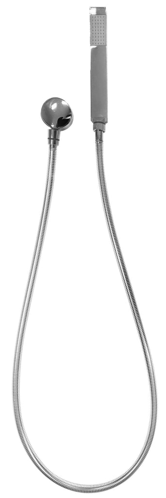 Doccia Solare da Esterno Giardino 40L Miscelatore e Doccetta Mobile Arkema Dada Fascia Inox Arancio
