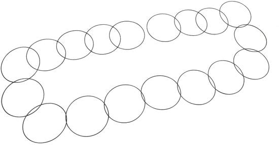 Supporto per piante in acciaio inossidabile con 18 cerchi, regolabile, per piante rampicanti, con chiodo da parete, 229 cm
