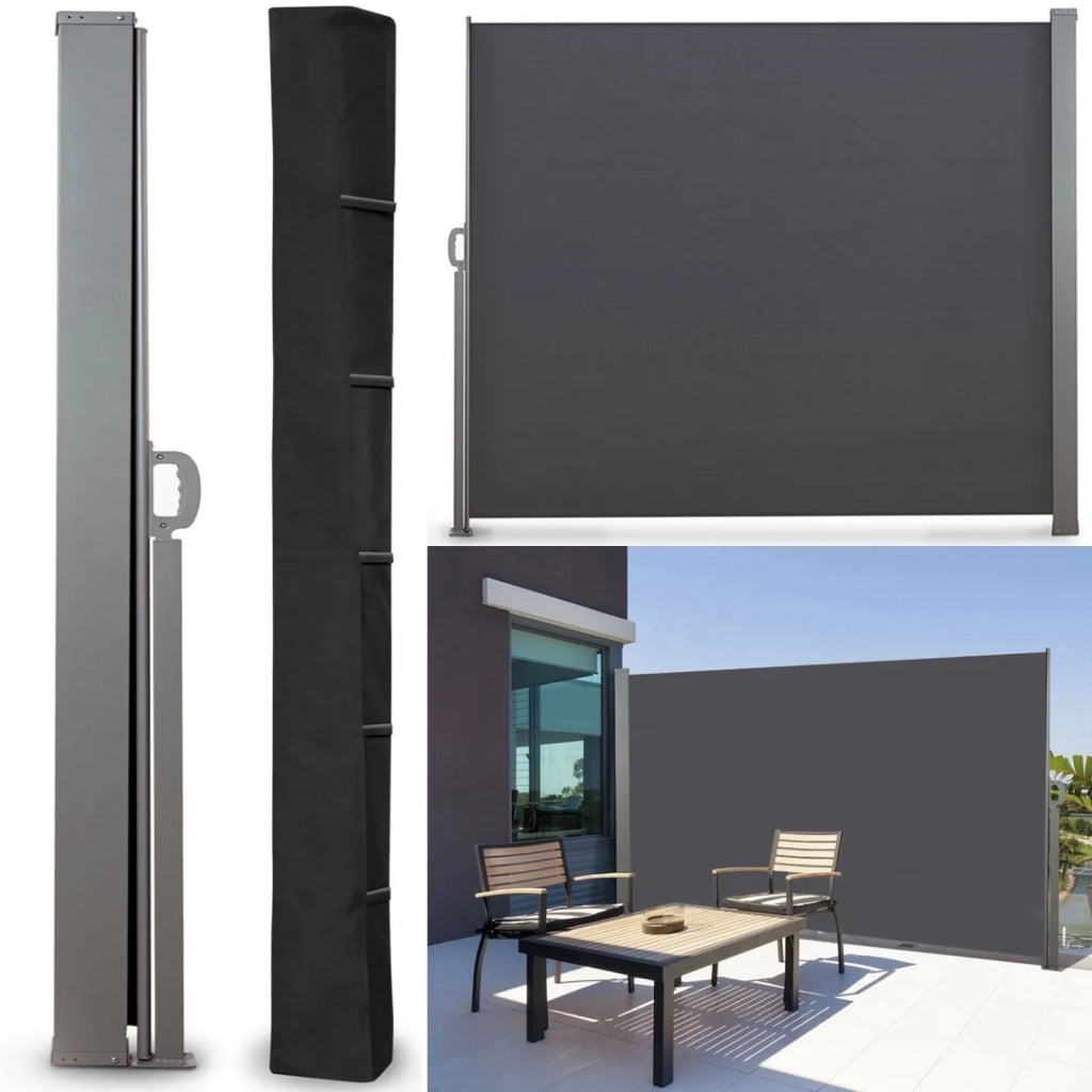 IDMarket - Copertura per tenda sole laterale retrattile H. 160 cm