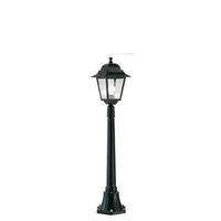 Lampada Palo Basso per Giardino Colore Nero da Esterno Linea Quadrata Sovil