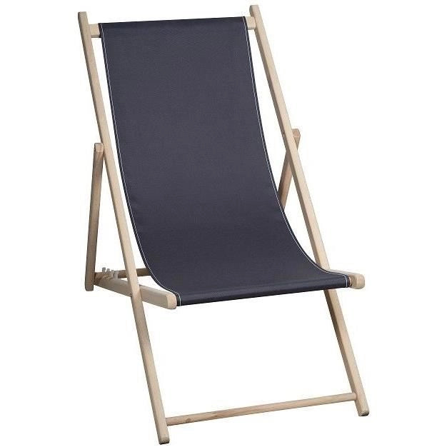 Sedia a sdraio pinzata - GIARDINO PRIVATO - MONTE CARLO - Ardesia - F100