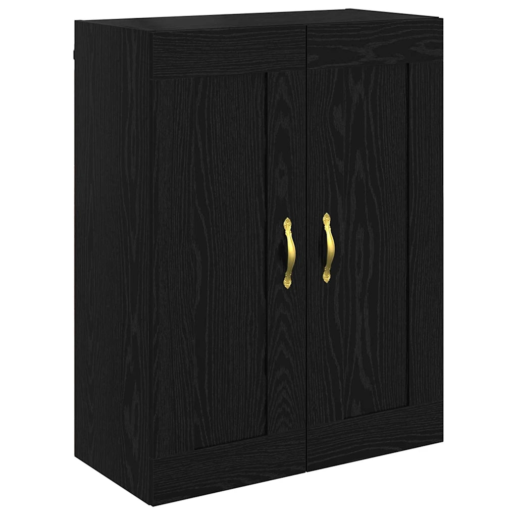 Pensile Rovere Nero 69,5 x 34 x 90 cm Legno multistrato
