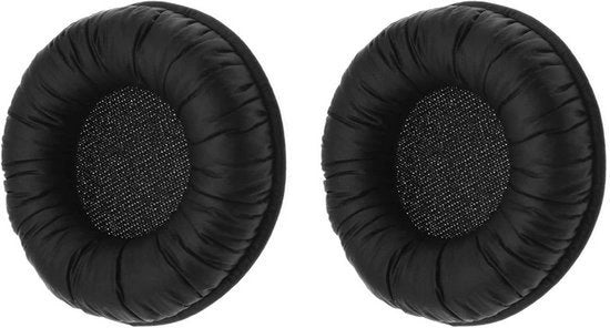 Orecchini di Cuoio e Schiuma - Protezioni Orecchio - Accessori di Ricambio - Orecchini di Cuoio Neri - Compatibili con Caschi - Adatti per Multipli Modelli