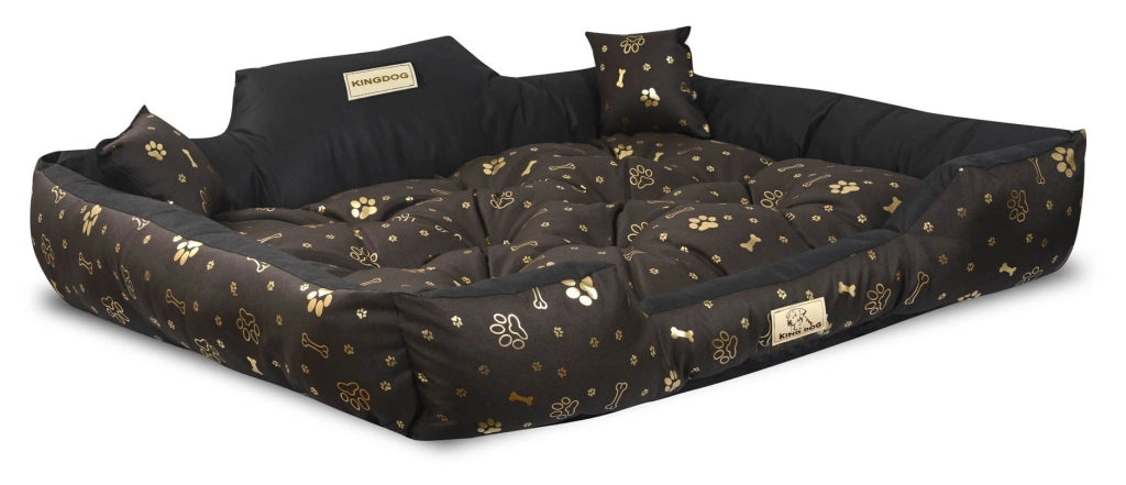 AIO FACTORY 115x95 cm KINGDOG Cuccia per cani impermeabile personalizzabile Golden Bones