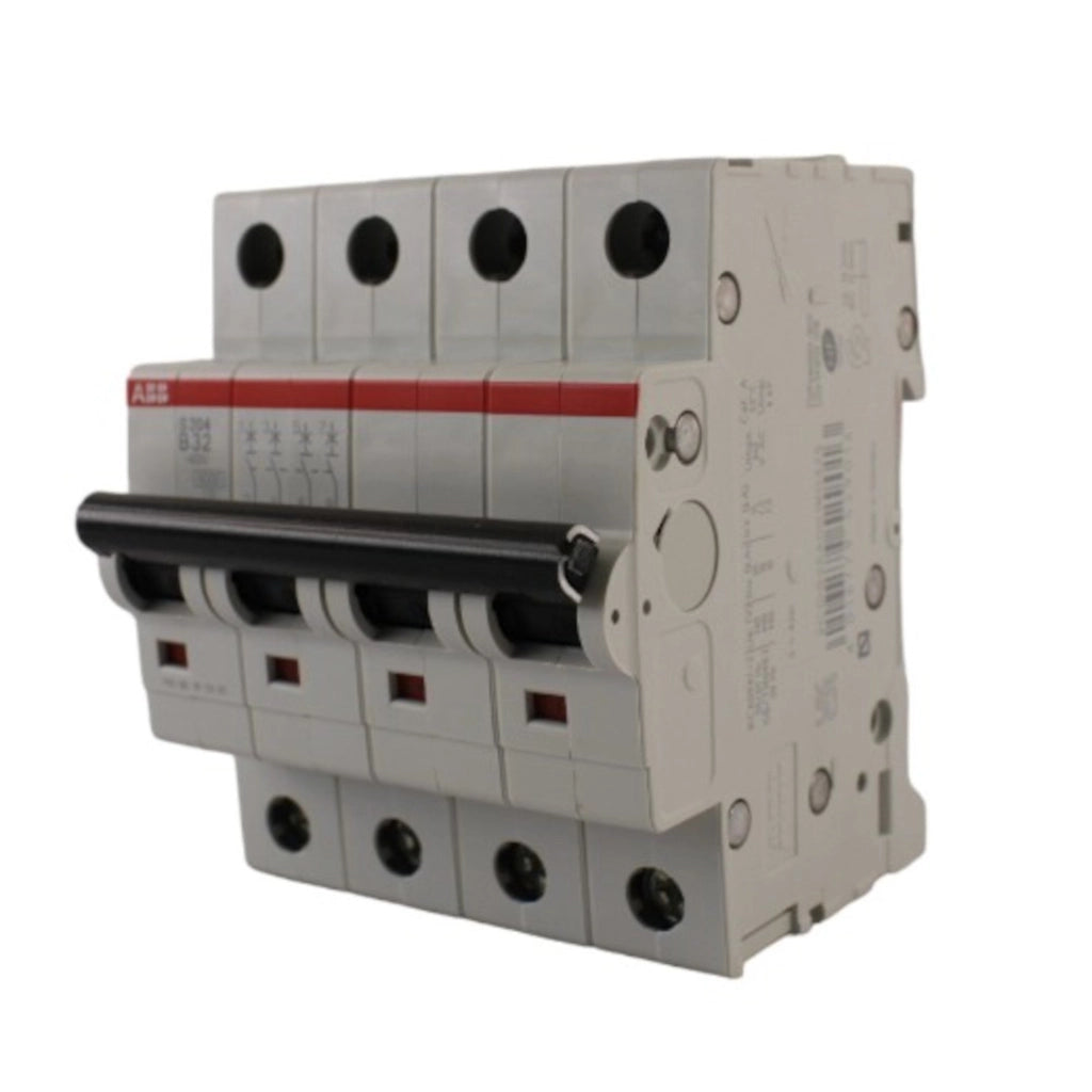 Interruttore magnetotermico 4poli 4moduli 32A CURVA B 6kA ABB