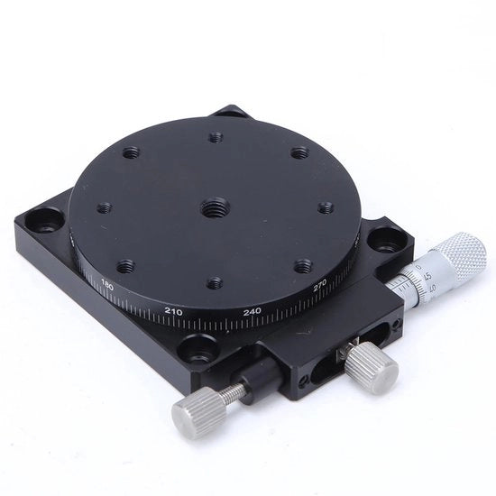 Tavolo Slittabile con Piattaforma Precisa - Tavolo Trimming - Dimensioni φ60 mm - Componenti Duraturi - Tavolo Regolabile a Mano