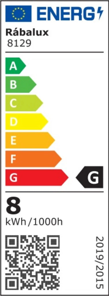 Paletto da giardino LED 8W Sorrento nero opaco Rabalux