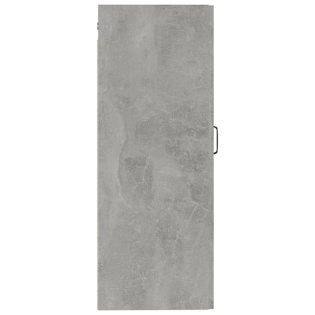 Armadietto a Muro Grigio Cemento 35x34x90 cm Legno Multistrato 812478