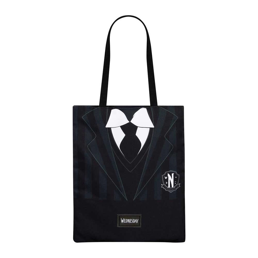 MERCOLEDÌ NERO BORSA SHOPPING BAG MERCOLEDÌ UNIFORME - ZENCOCCO