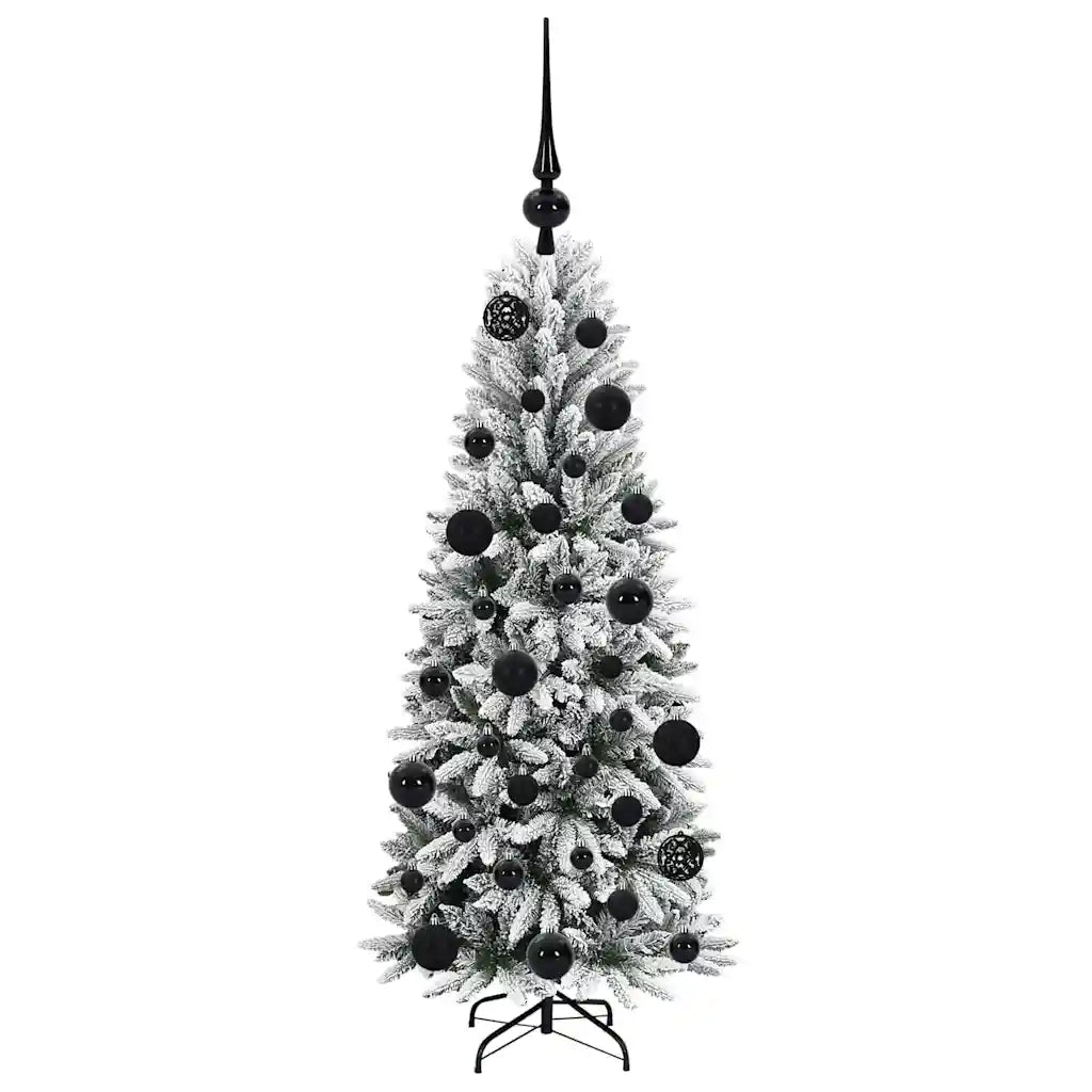 Albero di Natale | Decorazioni natalizie artificiale con 150 LED Bianco 120 cm