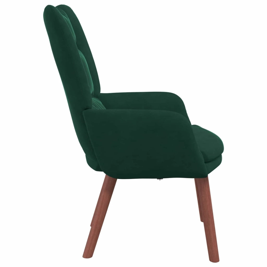 Divano Sedia-Poltrona Verde Scuro 63 x 67 x 94 cm Velluto 514359