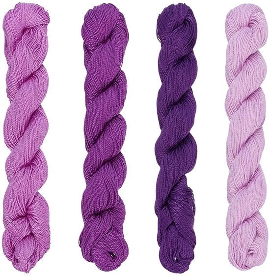 Set di fili per sashiko 4 colori 100m filato puro cotone per patchwork e ricamo