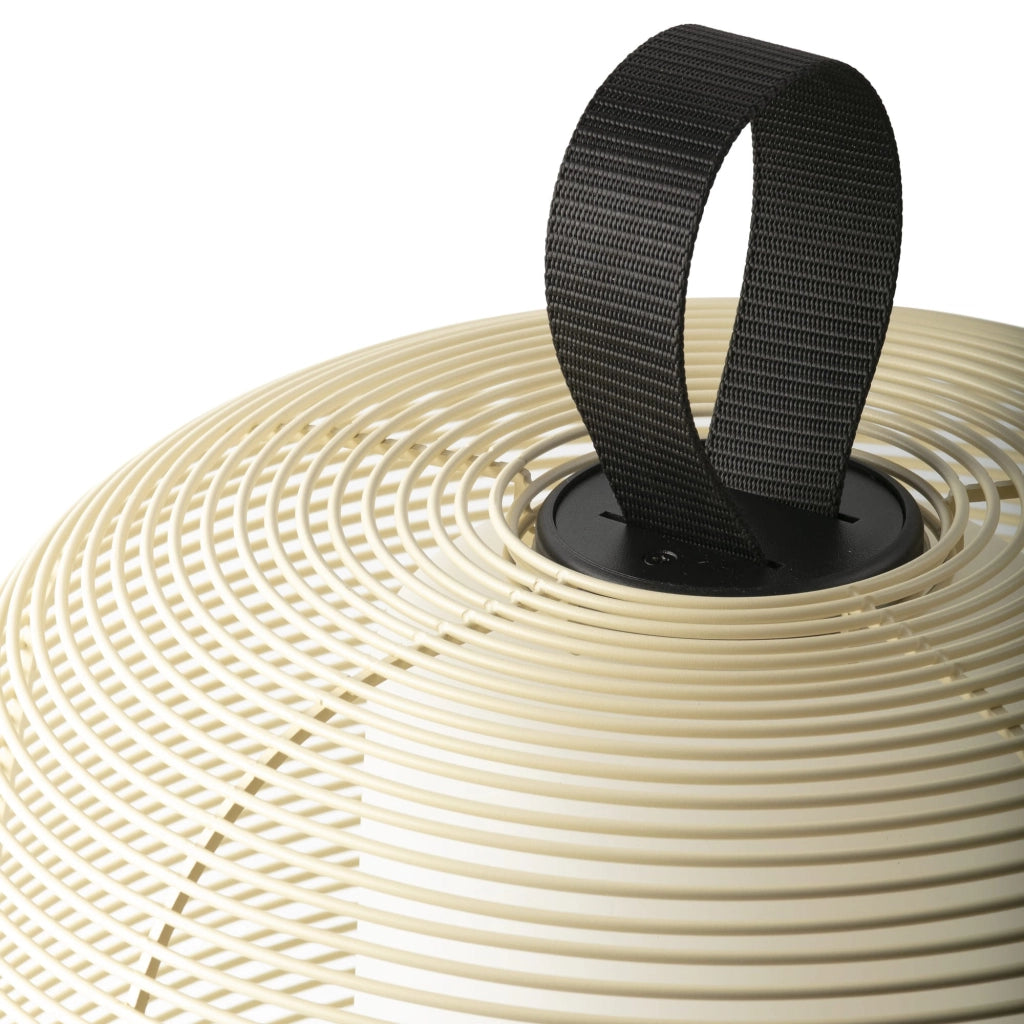NARA, Lampada Portatile, Faro Barcelona Colore: Beige