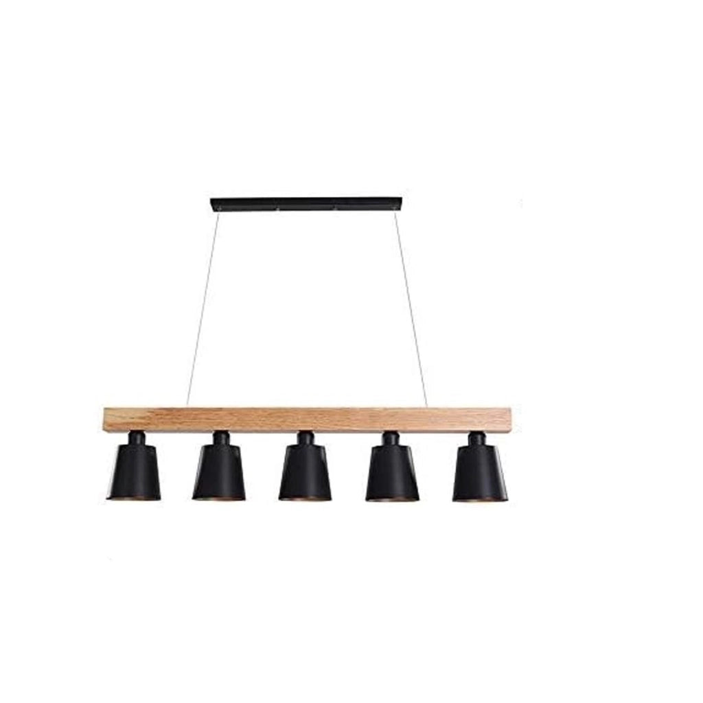 Lampada a sospensione ZMH vintage retr¨° tavolo da pranzo tavolo da pranzo 5 fuochi metallo E27