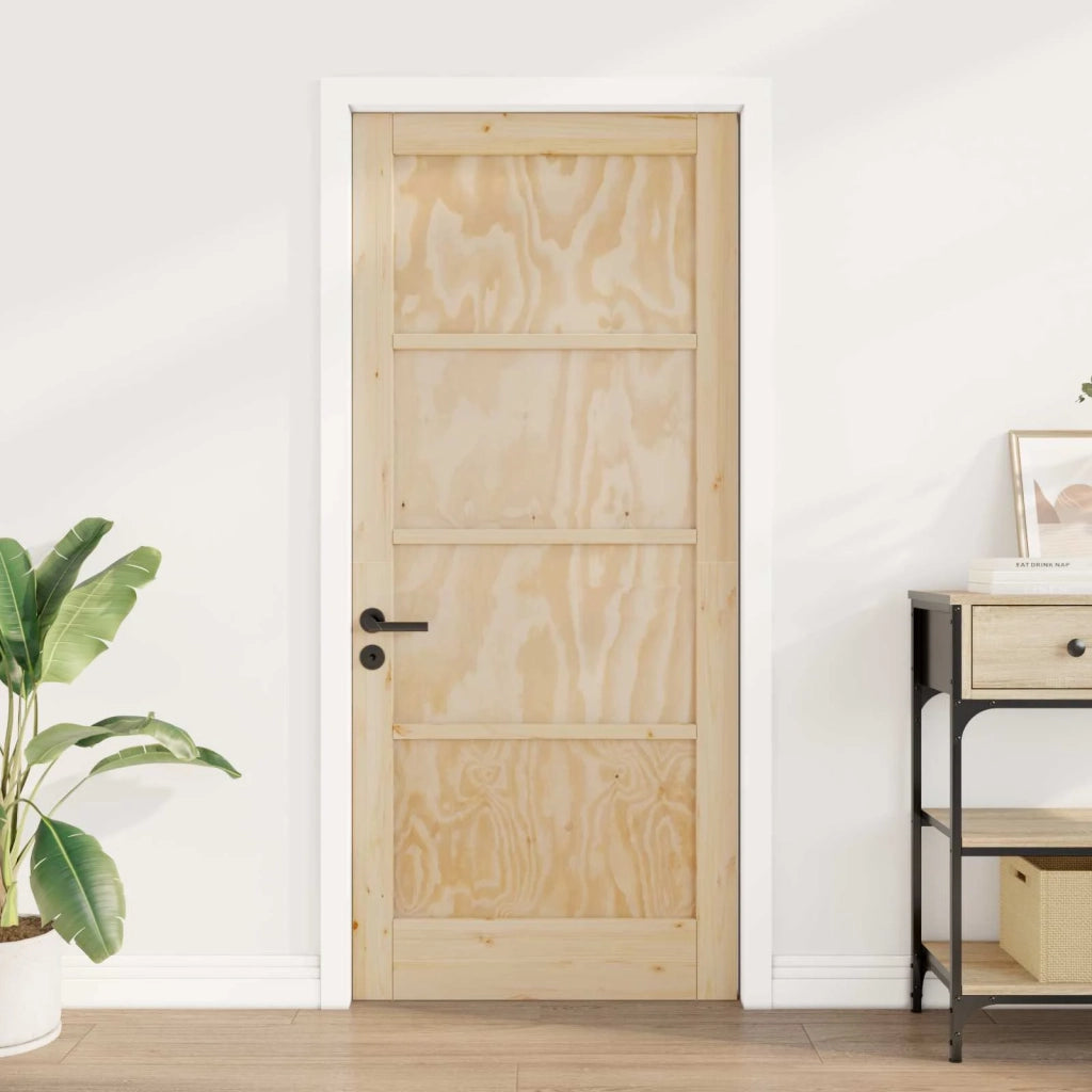Porta Interna Naturale 86 x 198,5 cm Legno compensato