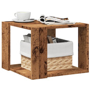 vidaXL Tavolino da Salotto Legno Vecchio 40x40x30 cm Legno Multistrato