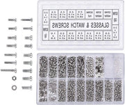 Set di sostituzione di viti in acciaio inossidabile per orologeria - set di utensili di riparazione con assortimento di viti e viti - 1000 pezzi