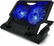 Raffreddatore per laptop - Piastra raffreddante per laptop - Standard di raffreddamento - Regolabile - Anticondizionamento per prevenire sovraccaloramento - Un must-have per l'estate per il vostro laptop!