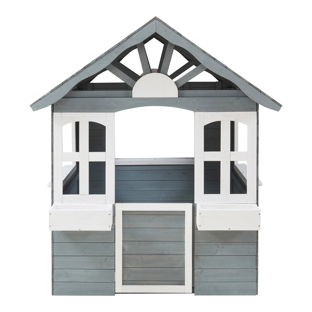 Casetta Giocattolo Vesa da Giardino in Legno di Abete 138x120x102 cm casa.pro