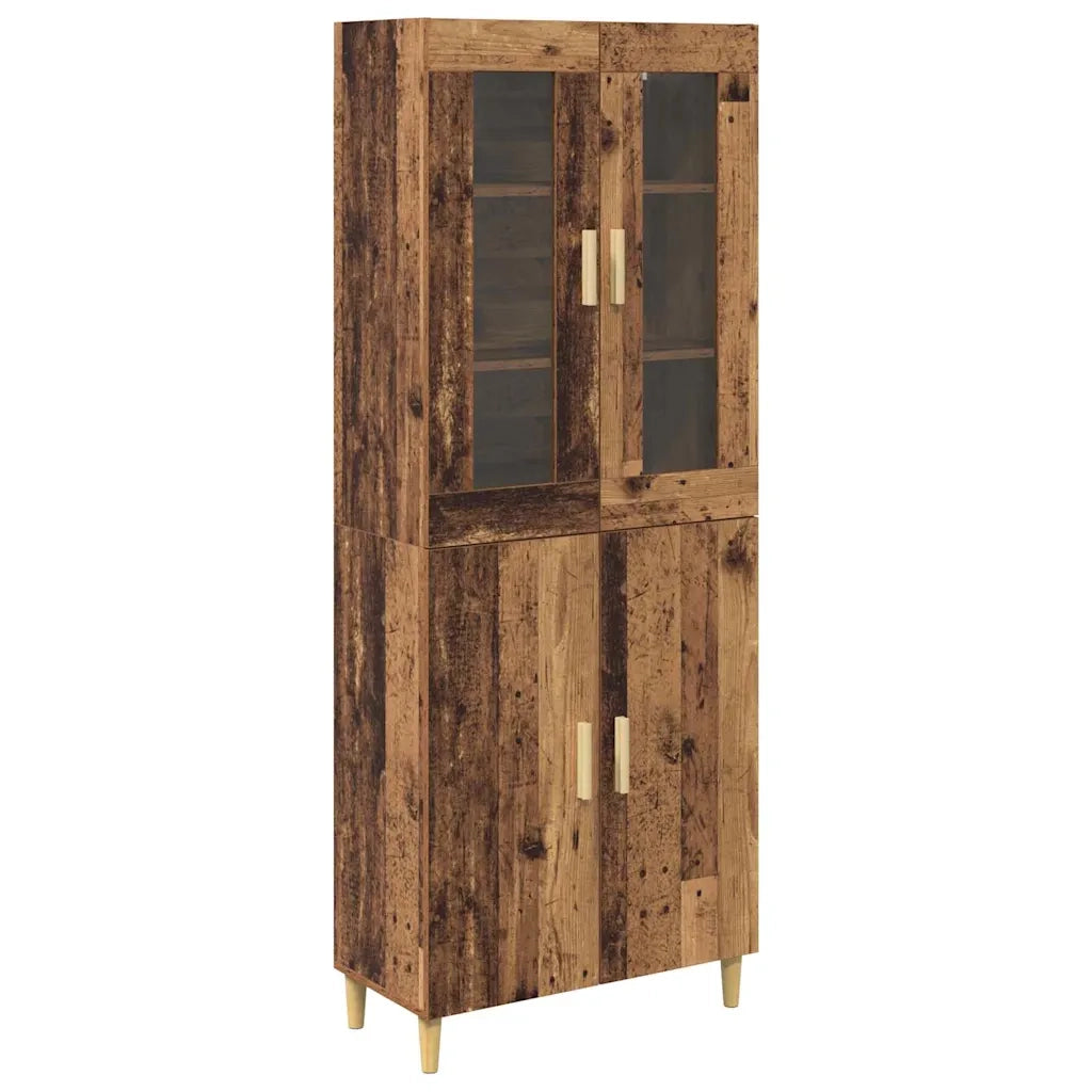 Credenza-Buffet-Armadio da cucina Legno vecchio 69,5 x 34 x 180 cm 239810