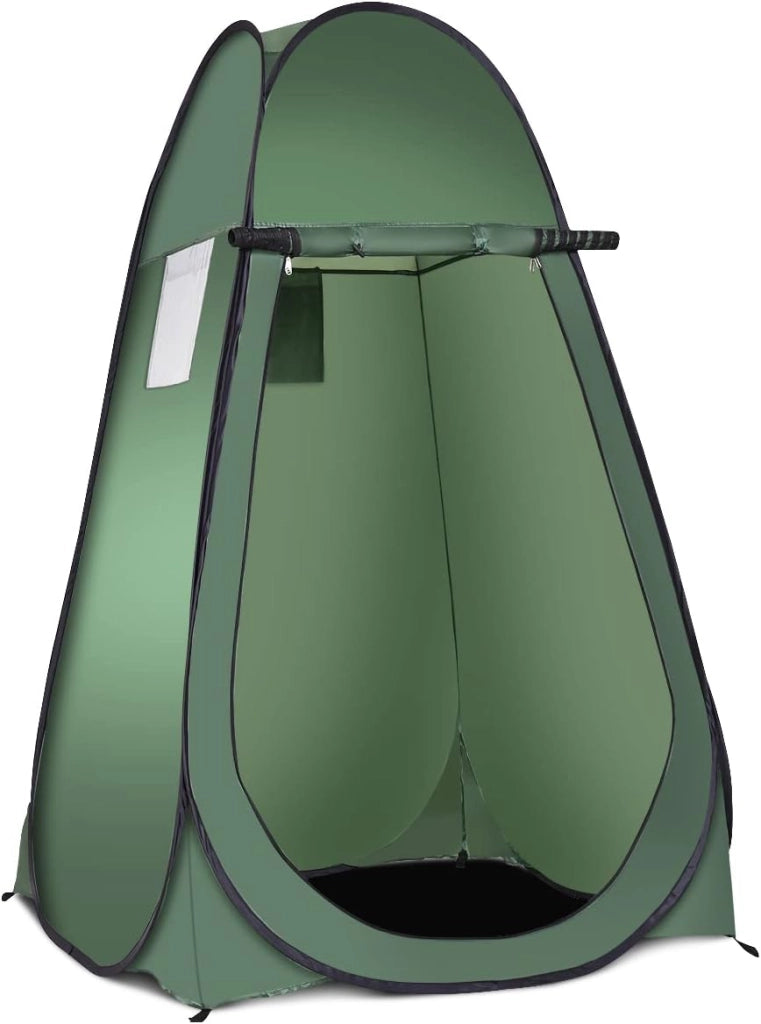Tenda Cambiando Tenda da Doccia Esterno Tenda Pop-up per Campeggio Spiaggia, 120 x 120 x 190 cm（Verde)