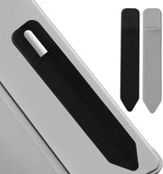 Otturatore per Penna per iPad - Nero/Grigio - Set da 2 - Utile Custodia Elastica con Copertura Adesiva - Adatto per Penna per iPad (Pro e 1a/2a Generazione) - Custodia per Matita con Copertura