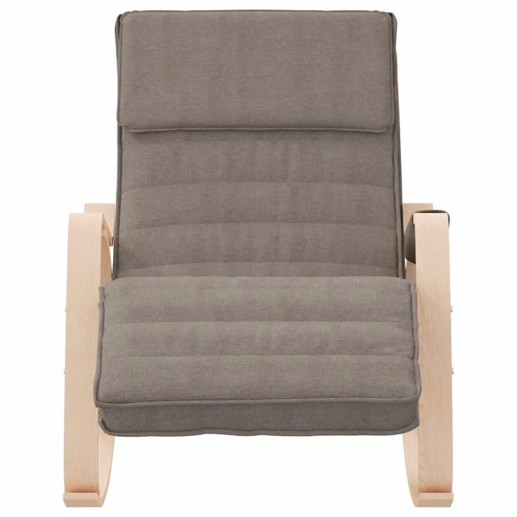 Sedia a Dondolo Tortora in Tessuto CFW3758215