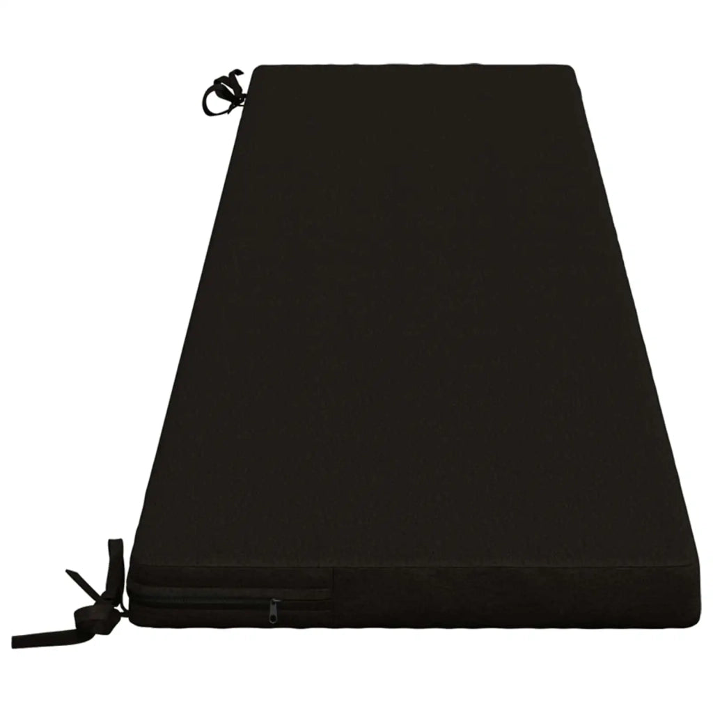 Cuscini per Panchina a 2 Pezzi SOEST 2 pz 100% Poliestere Nero 949153