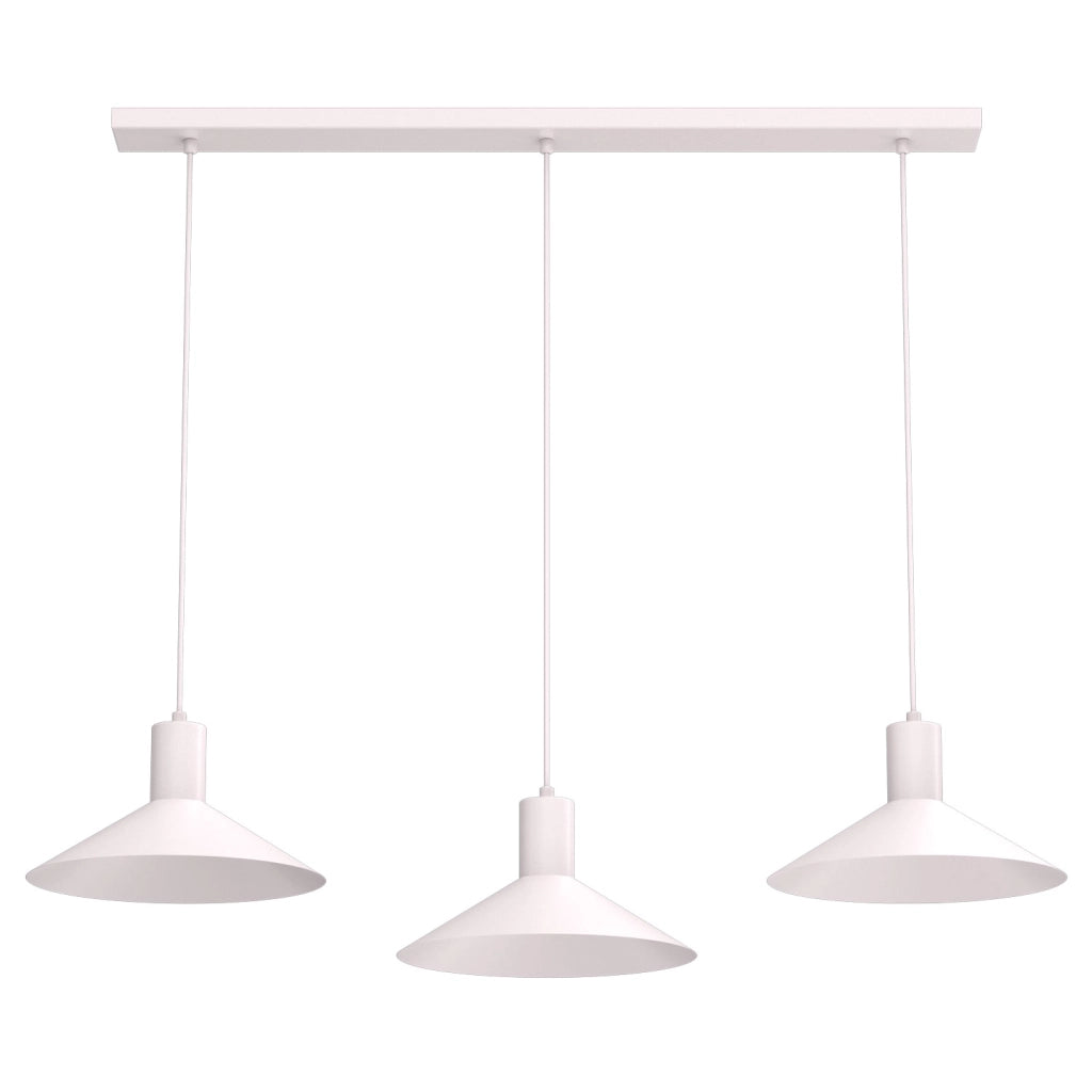 Lampada sospesa Nox 3xGU10 cashmere metallo Luminex
