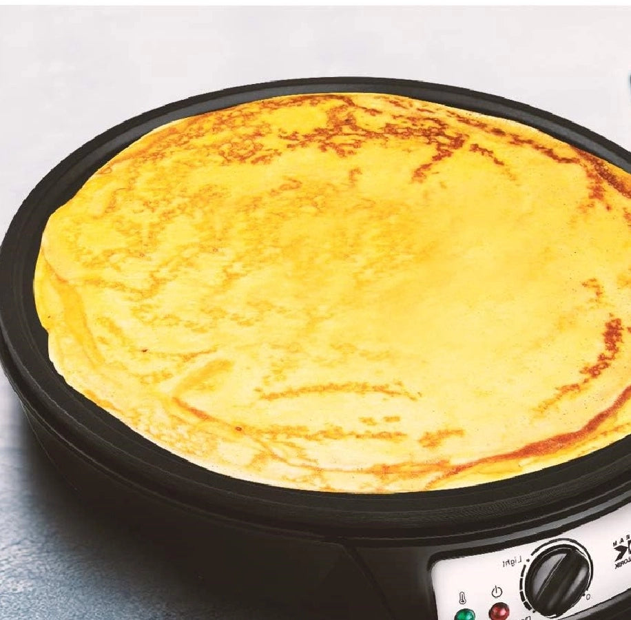 Piastra Crepiera Elettrica 30cm 1200W Antiaderente Pancake Pronti in pochi minuti