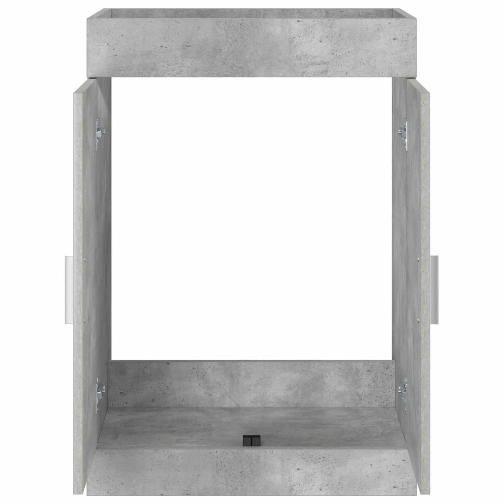Mobiletto da Bagno Sotto Lavabo Grigio Cemento 890691