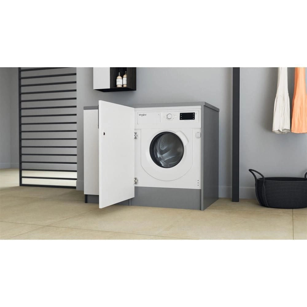 Whirlpool BI WMWG 71483E EU N Lavatrice Carica Frontale da Incasso Tecnologia 6' Senso Classe energetica D Capacita' di carico 7 Kg Centrifuga 1400 giri Motore Inverter